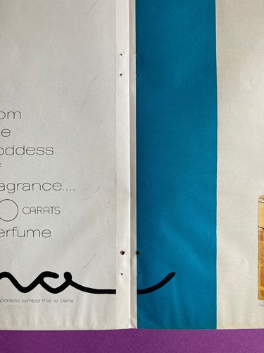 Publicité Dana 20 carats 1965 parfum anglais vintage rétro ancienne déco 60s - Picture 2 of 2