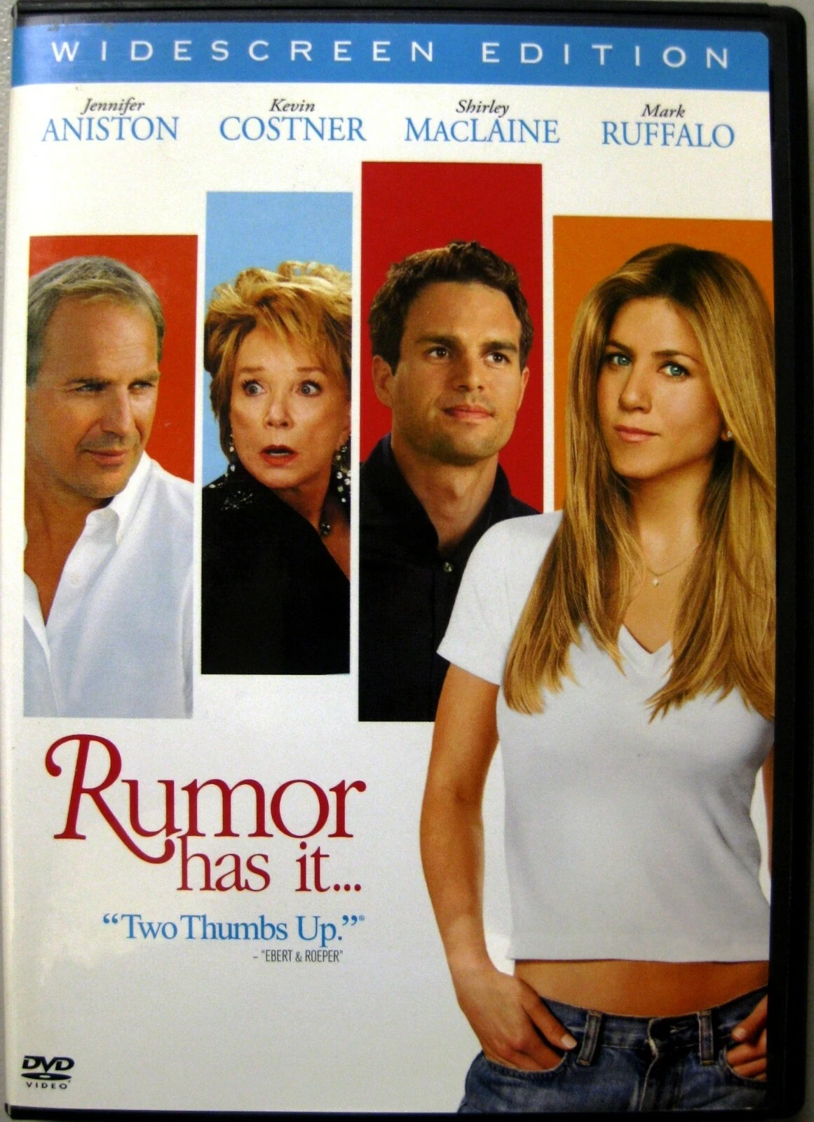 o'o'o . RUMOR HAS IT Jennifer Aniston Kevin Costner Shirley MacLaine Widescreen