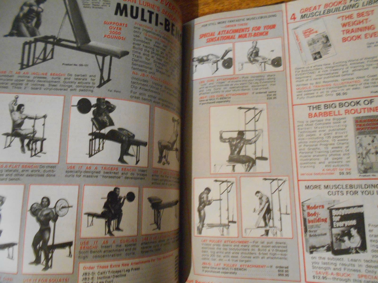 DAN LURIE bodybuilding MUSCLE TRAINING & SELF DEFENSE catalog RAPHAEL