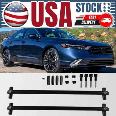 2x Cross Bar Luggage Carrier W/ Lock Top Roof Rack For Honda Accord 2008-2024 US