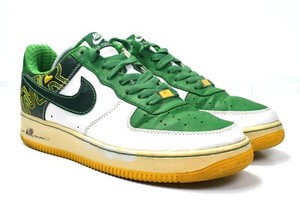 Nike Air Force 1 Men\'s Low XXV 82 MR. Green White Shoes Size 10 - 315180 131 NWT Nike Air Force 1 LV8 Vintage 82 White Gorge Green Men  main image 2