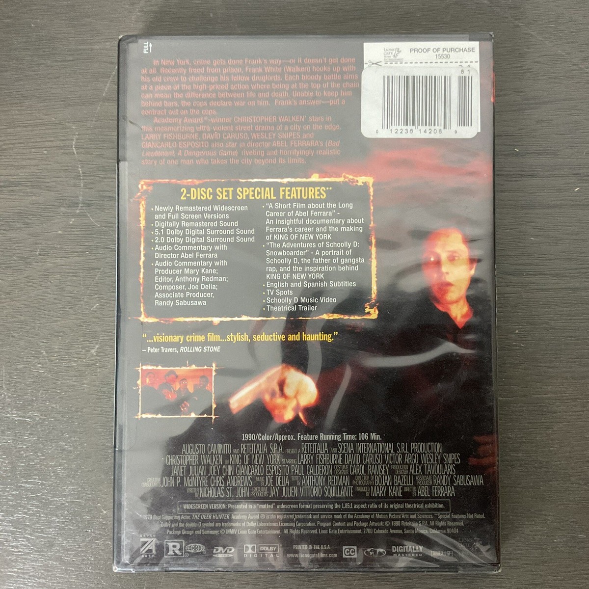 N1151　DVD　洋画　キング・オブ・ニューヨーク('90米) King of New York (DVD, Special Edition) for sale online | eBay