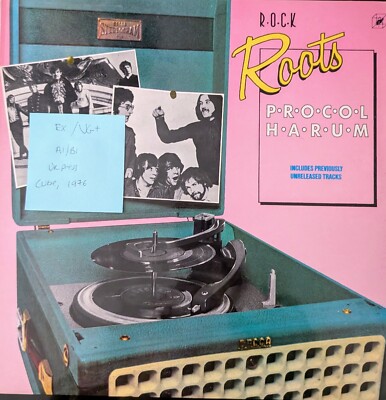 Rock Roots Procol Harum Vinyl Record EX/VG+ ROOTS 4 1976