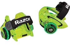 Razor Jetts DLX Heel Wheels Roller Skates Neon Green Fits Youth 12 to Adult 12