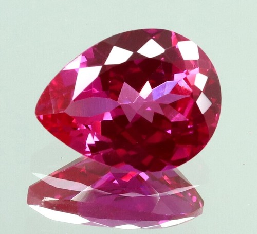 Granate rodolita púrpura rosado natural pera 5,00 quilates, 11x8 mm - gema de Tanzania - Imagen 2 de 7