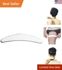 Versatile Gua Sha Massage Board in Medical-Grade Stainless Steel for Body Relief