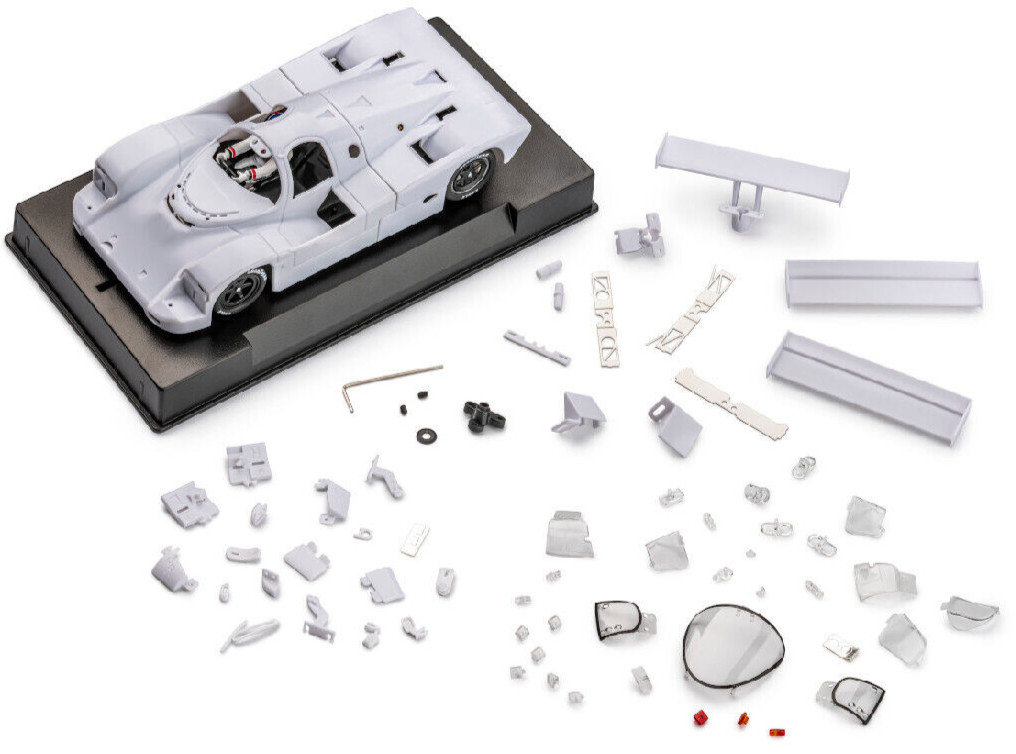 Слот It Policar Белый Частично разобранный Porsche 962C 132 Slot Car CA52Z 12690₽