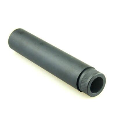 7 inch M22 X 0.75 RH Thread Slip Over Can Muzzle Brake Device For 12 GA Gauge