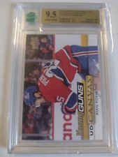 2019-20 Upper Deck Young Guns Canvas Rookie RC Ryan Poehling Graded MNT 9.5
