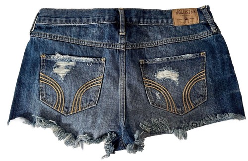 Hollister Women’s Jean Shorts Size 7 W 28 | Festival Style | High-rise | Shortie - Bild 5 von 15