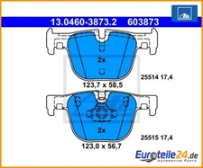 Brake pad set, disc brake ATE 13.0460-3873.2 for BMW
