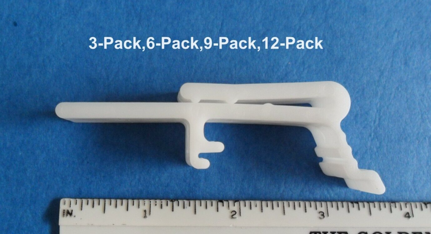 Vertical Blind Dust Cover Valance Clip for 1 1/2 inch Holder Brackets 3