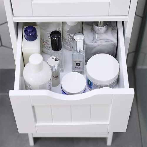 Badezimmer Aufbewahrungsschrank Holz Seite 4 Schubladen Schrank freistehend UK - Bild 7 von 31