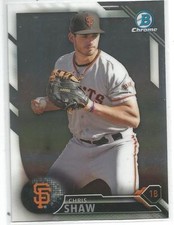 Chris Shaw San Francisco Giants 2016 Bowman Chrome Draft