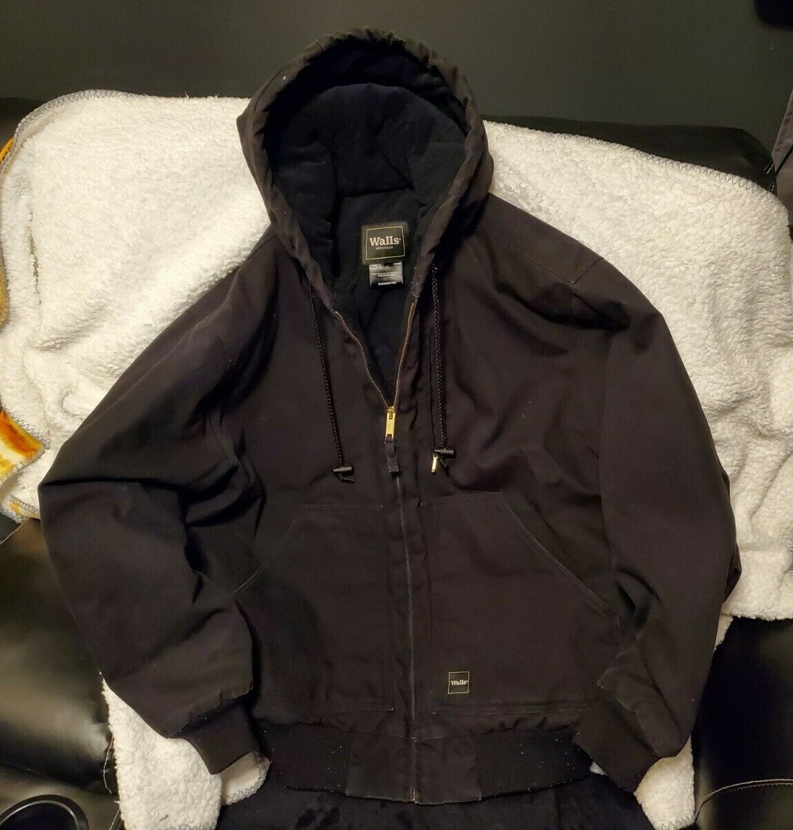 WALLS WORKWEAR BLACK DUCK CANVAS 