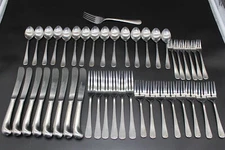 44 PCS ORLEANS COLONIAL CLASSIC ORL19 STAINLESS STEEL FLATWARE-FORKS,SPOONS,+