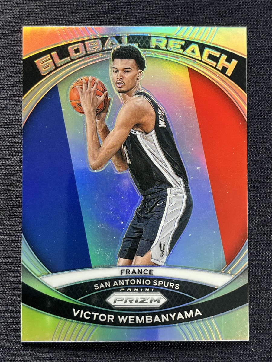 2023-24 Panini Prizm Victor Wembanyama #2 Global Reach Silver Prizm Rookie RC