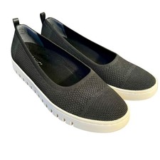Vionic Knit Uptown Skimmer Slip On Loafers Size 9 Black Cushion Casual Travel