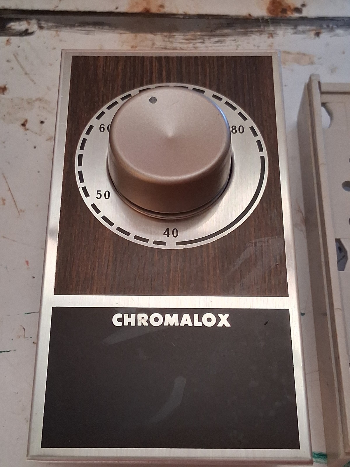 Vintage 1971 Chromalox Heating Thermostat WR-65
