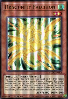 Dragunity Falchion 1st Edition Ultra Rare Battles of Legend: Glorious Gallery BL