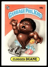 Spazzatura secchio bambini serie 2 1985 #59a intasato Duane