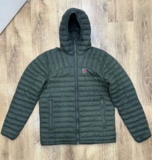 Mens Fjallraven Expedition 1974 Latt Hoodie / Jacket Deep Forest Green - Large
