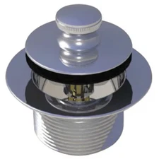 Watco Drain Stopper,Dia. 2-7/8",Brass ,Chrome 38305-CP Watco 38305-CP