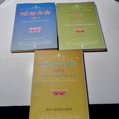 3 Cuon Phat Hoc Can Ban Vietnamese Book Sach Viet Nam Buddhism 