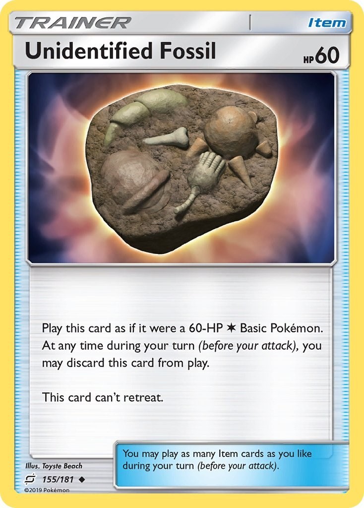 Unidentified Fossil - [SM9 - 155/181] - LP - SM - Team Up - Pokemon