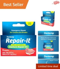 Ultimate Denture Repair Kit - Restores Broken Dentures, Safe & Travel-Friendly