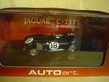 AUTOart 1/43 Jaguar C type '53 Green model car