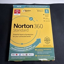 Norton 360 Standard 2026, 1 Device PC Mac Android iOS 1 Year