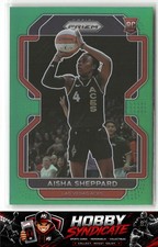 2022 Panini Prizm WNBA #105 Aisha Sheppard Green