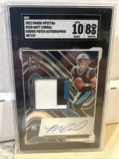 2022 Panini Spectra Matt Corral 40/125 SGC 10/8