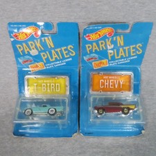 Hot Wheels Park N Plates 1957 Ford Thunderbird T-bird 57 Chevy - 1988 - Sealed