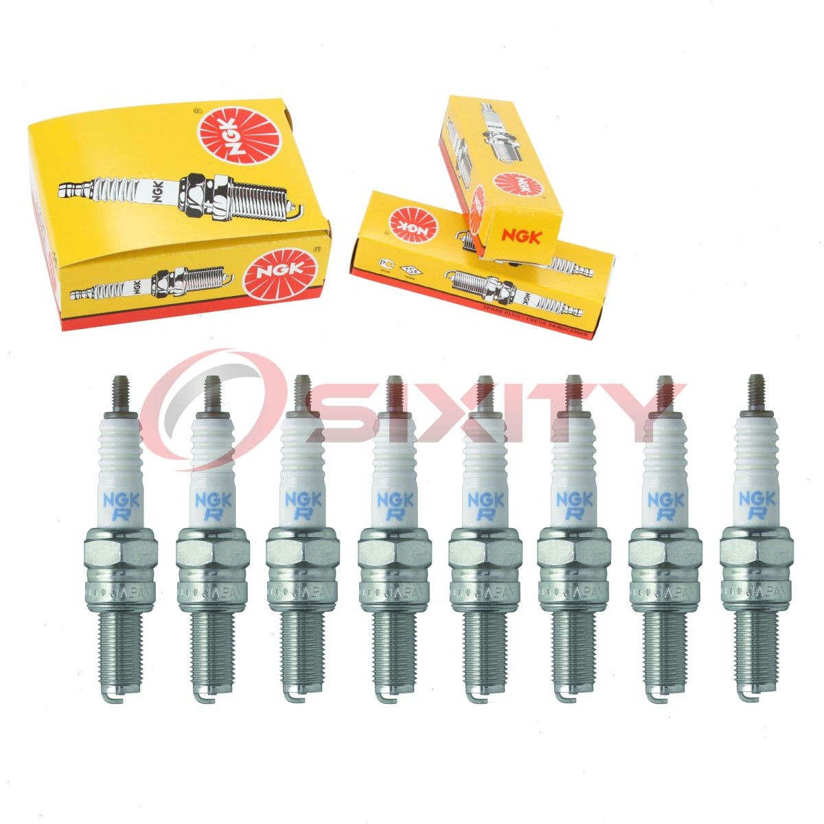 8 pc NGK 6263 CR9E Standard Spark Plugs for U27ESRN TY26723 RG92C RG4HC CR9E so