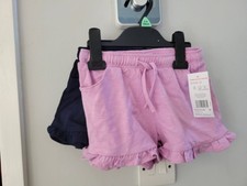 Mädchen Sommer Shorts, 3-4 Jahre, F&F, 2er Pack *nagelneu mit Etikett* 