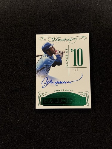2016 Panini Flawless HOF #HOF-AD Andre Dawson Auto /5 Expos HOF