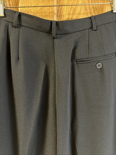 Evan-Picone Wide Leg Trouser Pants Slacks Women 12 High Rise Academia Preppy - Picture 7 of 10
