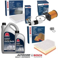 FOR VOLVO V90 D4 R-DESIGN MK2 2.0 DIESEL BOSCH FULL FILTER SERVICE KIT & 6L