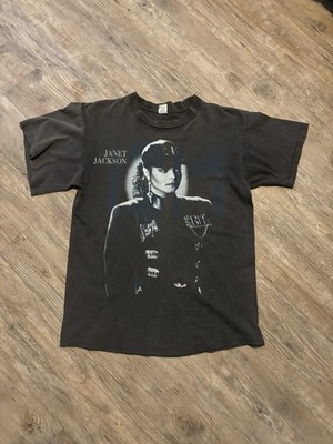 1990 Janet Jackson Rhythm Nation Tour Shirt Unisex Black Shirt