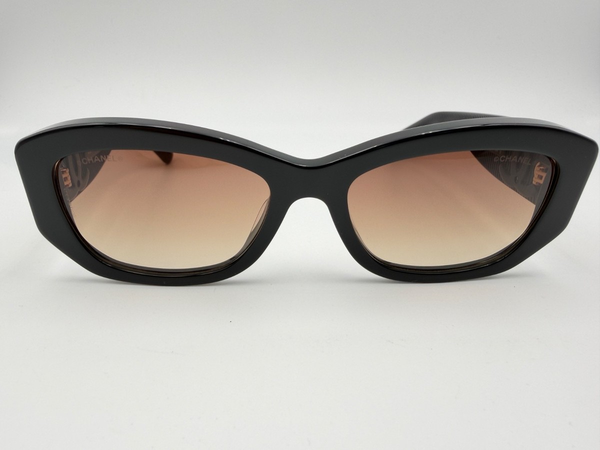 Chanel Sunglasses 5493A 622/S5 Black Brown gradient 55 18 140 | eBay