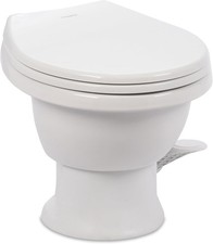 Model 411 Complete RV Toilet  Round Porcelain Bowl
