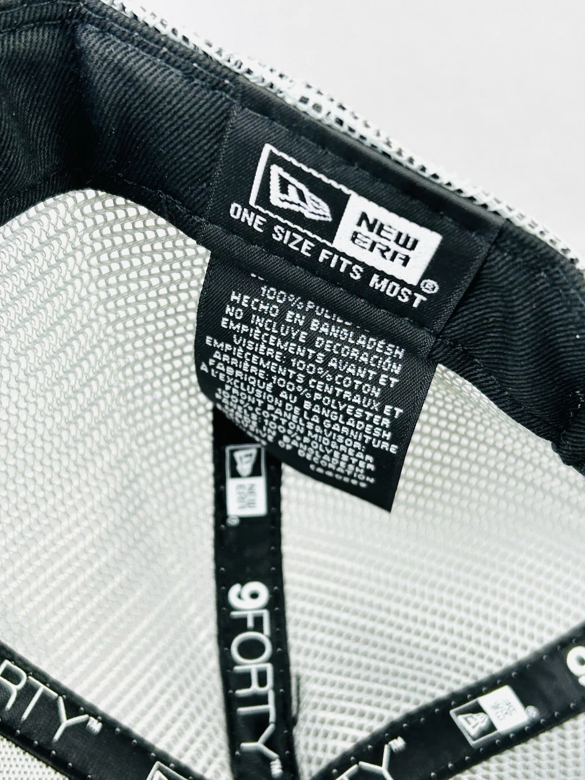 NBA All Star Game Logo New Era Grey SnapBack Adjustable Cap Trucker Hat NEW