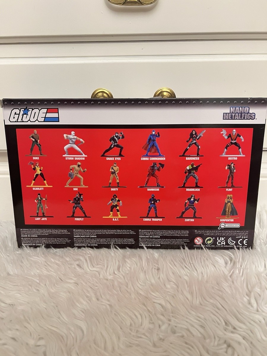 G.I. Joe Set of 18 Diecast Figurines Nano Metalfigs Series by Jada