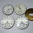 Antique Victorian Elgin Watches natl Co USA Pocket Watch Movements x4