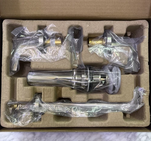 Signature Hardware SHWSCDR207ZBN Drea 1.2 GPM Wall Mounted Bathroom Faucet BN - Picture 9 of 11