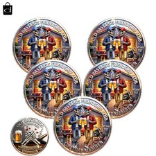 Old Friends Forever Club Coin, Old Bastards Friendship Club Challenge Coin, Funn