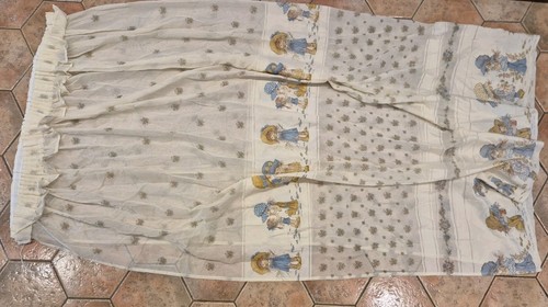 VINTAGE RETRO SARAH KAY HOLLY HOBBY CURTAIN MATERIAL (PART MADE BUT DIFFERENT). - Picture 2 of 5