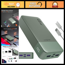 20000mAh Portable Power Bank, 45W Fast Charging, Compact Charger for Devices